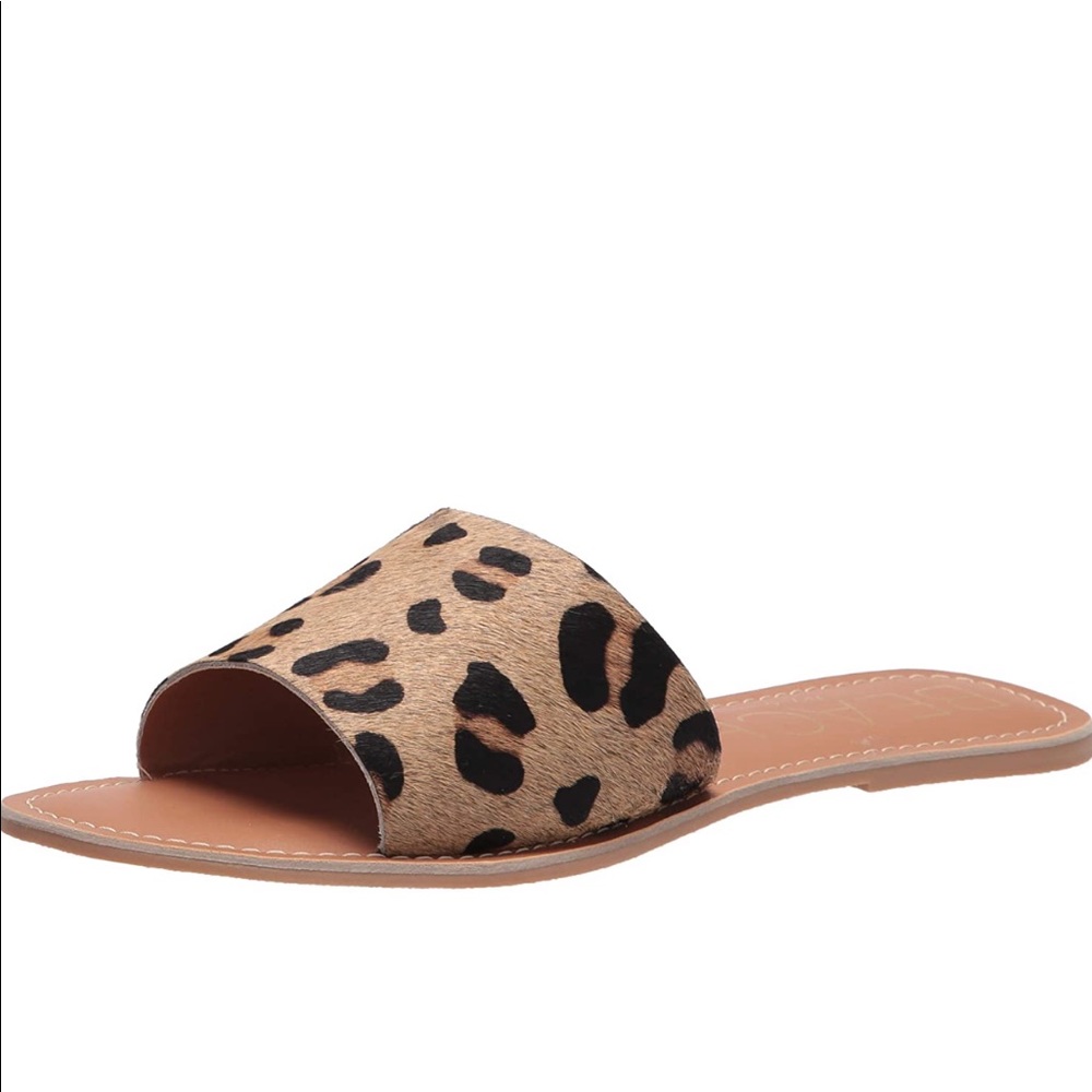 Coconuts by Matisse leopard cabana slides